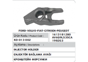 Ford Enjektör Bağlama Ayağı 1982.G3 AV6Q9L535CA 1613181280